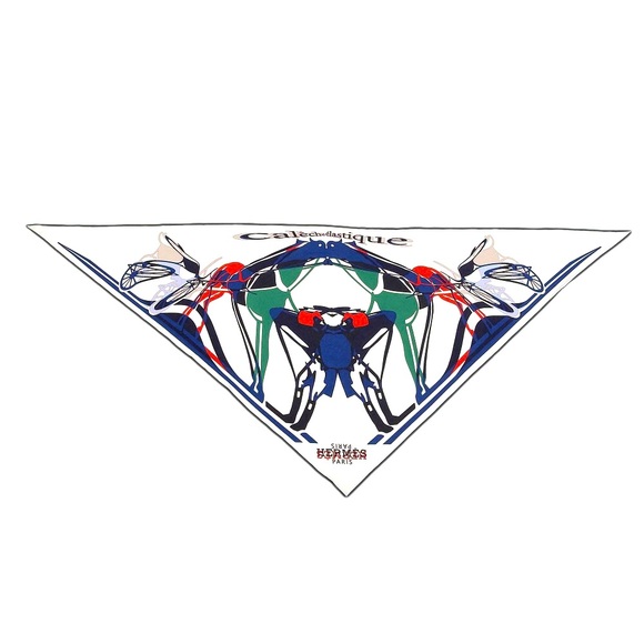 Hermes HERMES silk Caleche Elastique Kaleche scarf - Picture 2 of 5